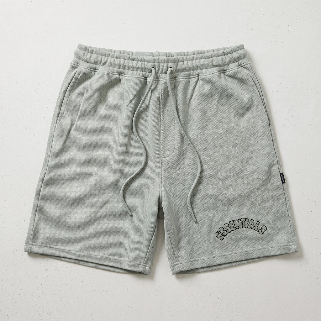 Fear of God | Essentials Men's Chenille Logo Oversized T-Shirt and Shorts Co-Ord Set