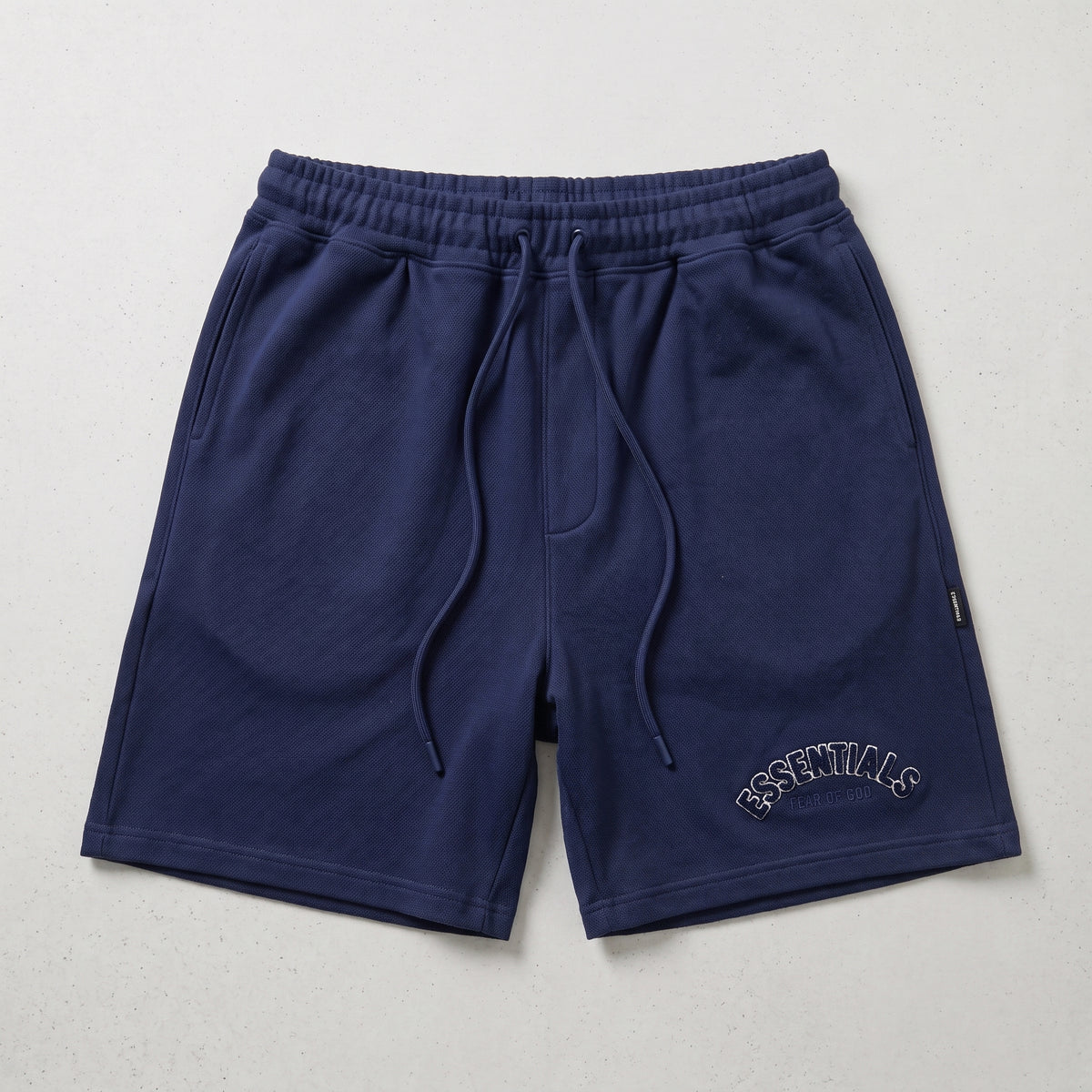 Fear of God | Essentials Men's Chenille Logo Oversized T-Shirt and Shorts Co-Ord Set