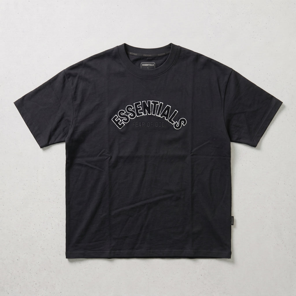 Fear of God | Essentials Men's Chenille Logo Oversized T-Shirt and Shorts Co-Ord Set