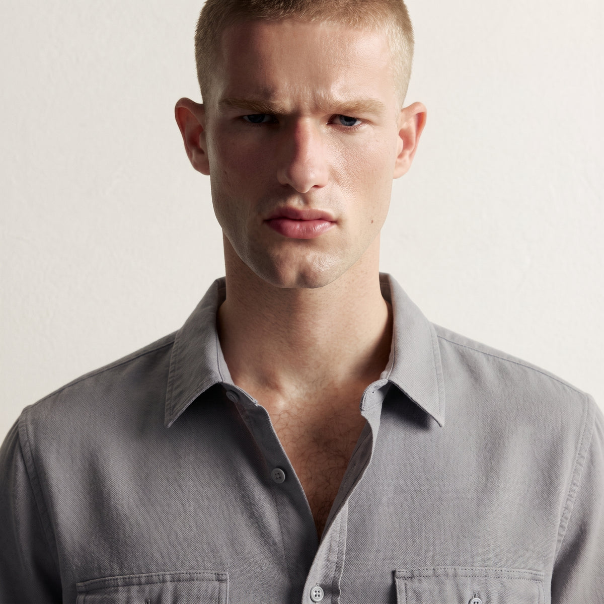 Andrew Charles Men's Long Sleeve Utility Workwear Shirt
