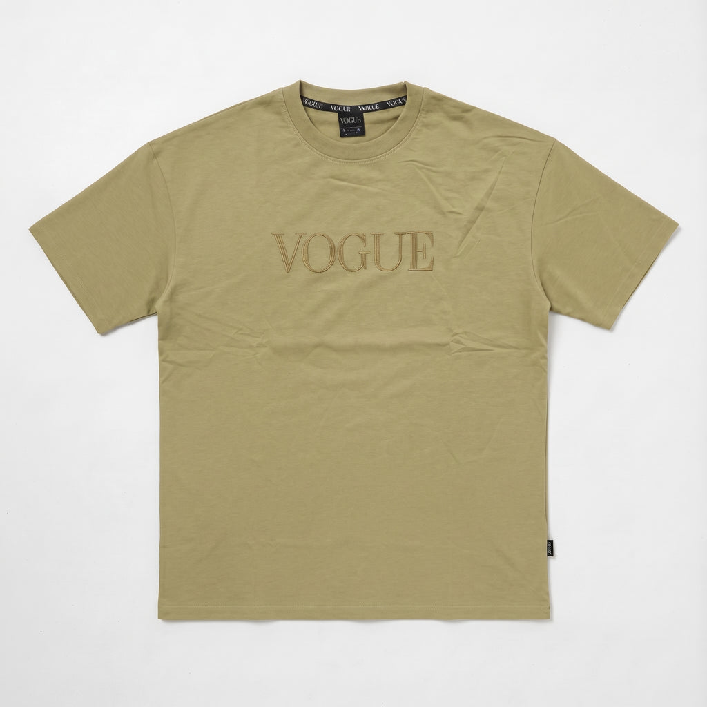 Vogue | Embroidered Logo Classic T-Shirt