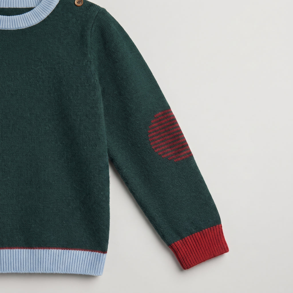 Mayoral | Baby Colorblock Knit Crewneck Sweater