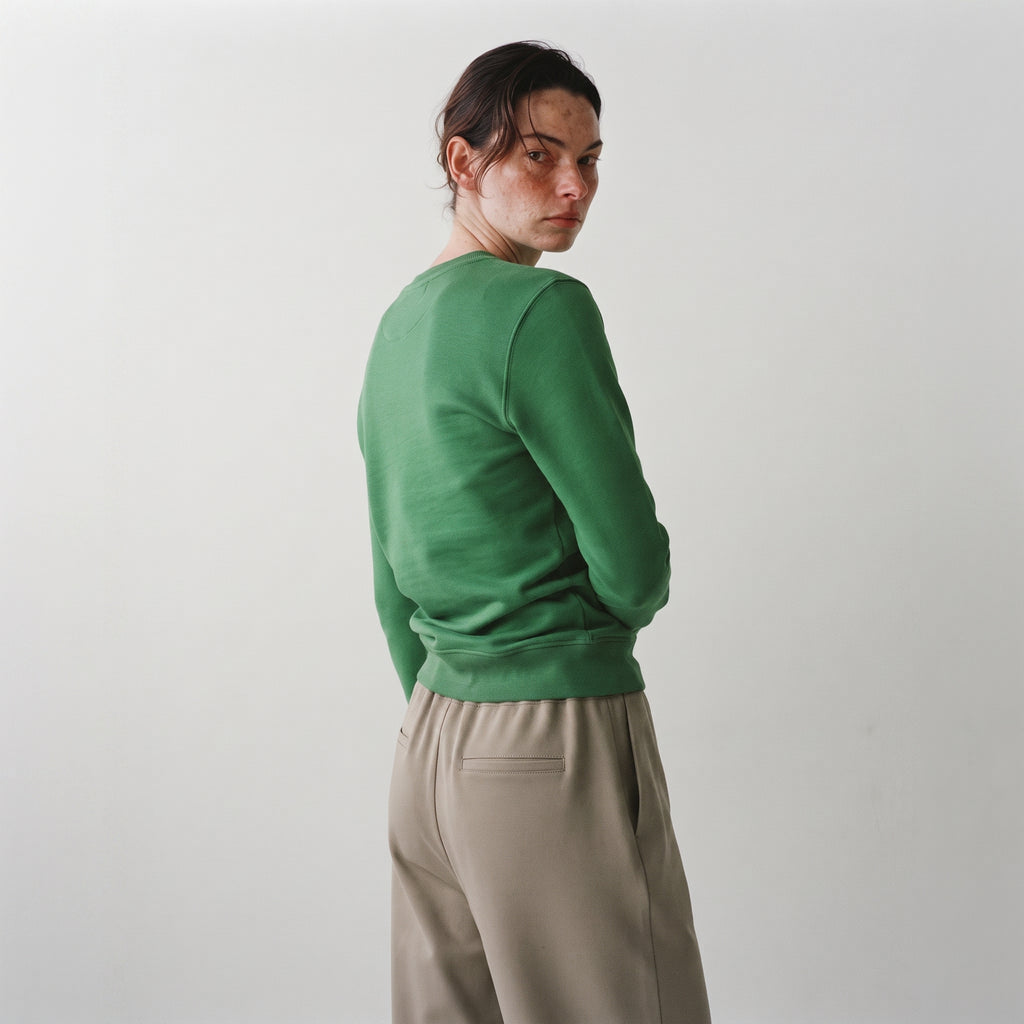Zara | Green Crewneck Sweatshirt