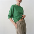 Zara | Green Crewneck Sweatshirt