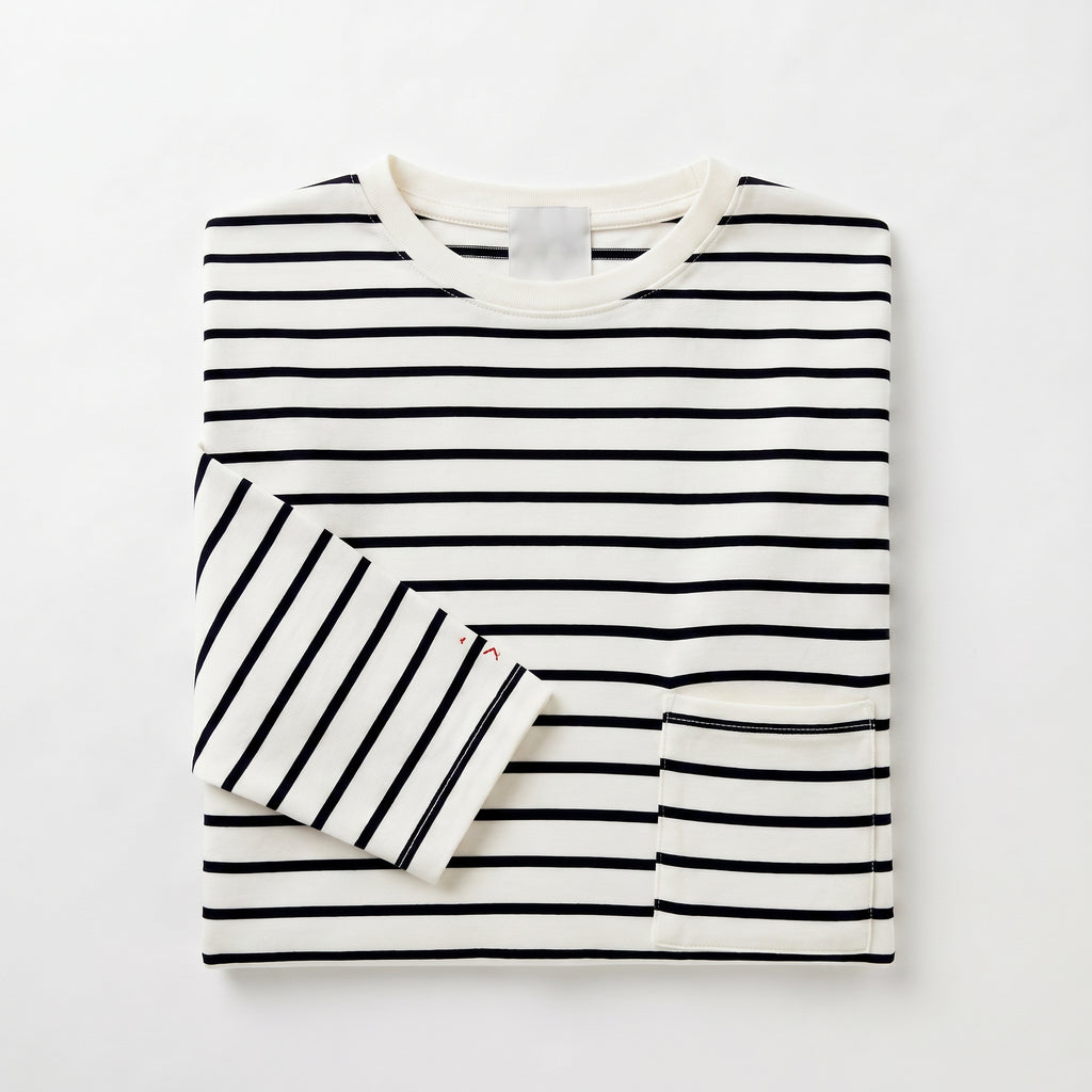Zara | Kids Striped Boxy Long Sleeve Sweatshirt