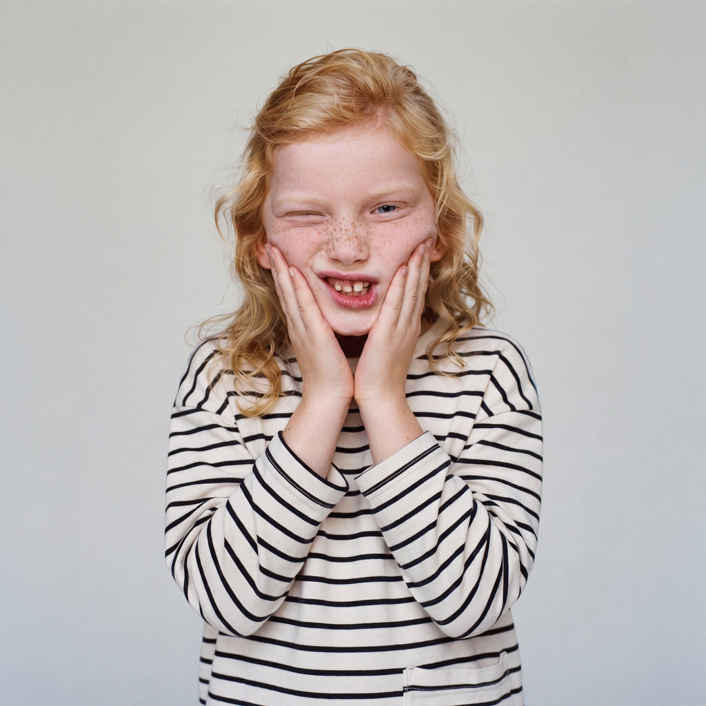 Zara | Kids Striped Boxy Long Sleeve Sweatshirt