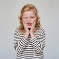 Zara | Kids Striped Boxy Long Sleeve Sweatshirt