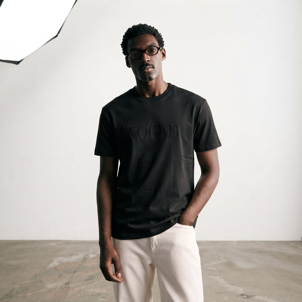 Vogue | Embroidered Logo Classic T-Shirt