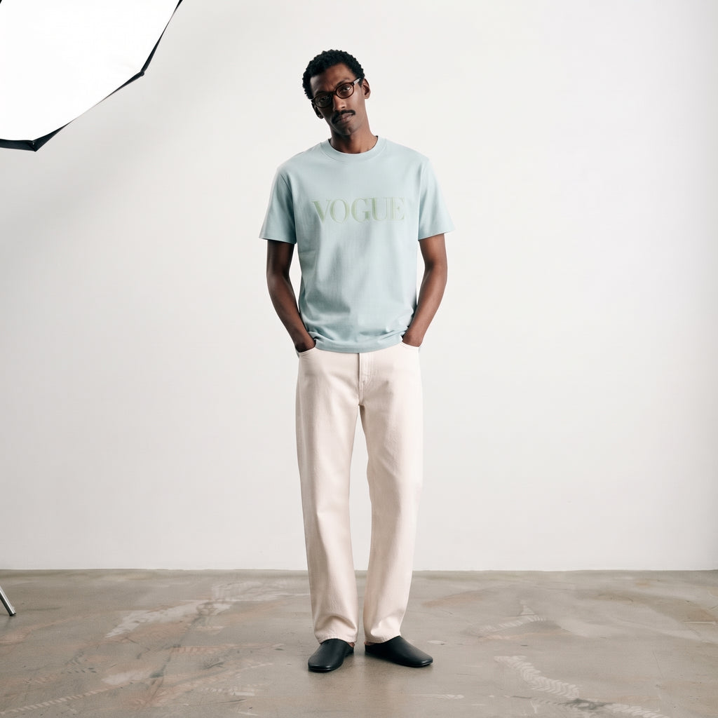 Vogue | Embroidered Logo Classic T-Shirt