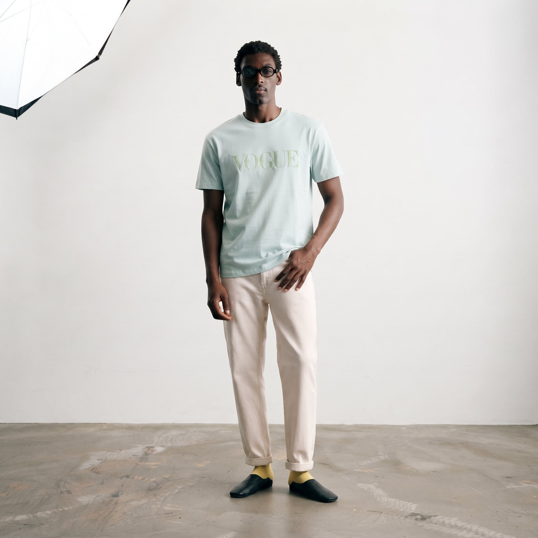 Vogue | Embroidered Logo Classic T-Shirt