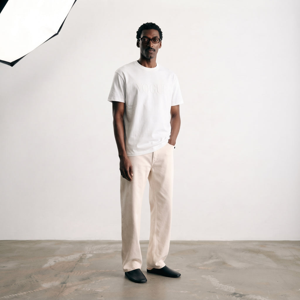 Vogue | Embroidered Logo Classic T-Shirt