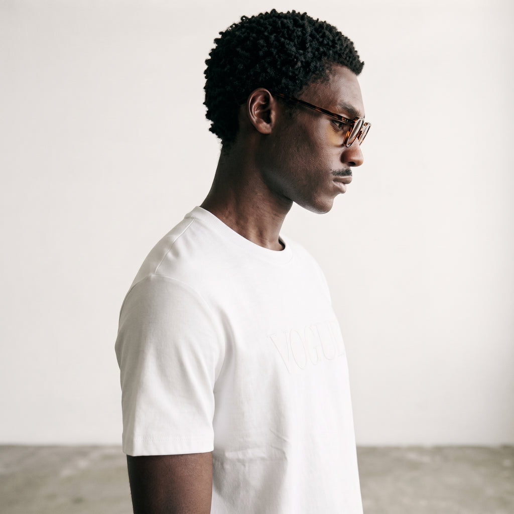 Vogue | Embroidered Logo Classic T-Shirt
