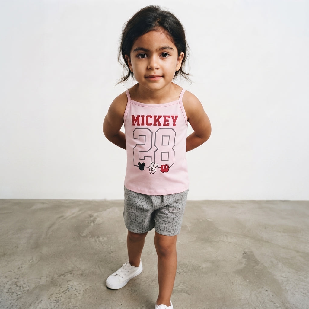 Mickey Mouse | Kids Cami Top and Shorts Set