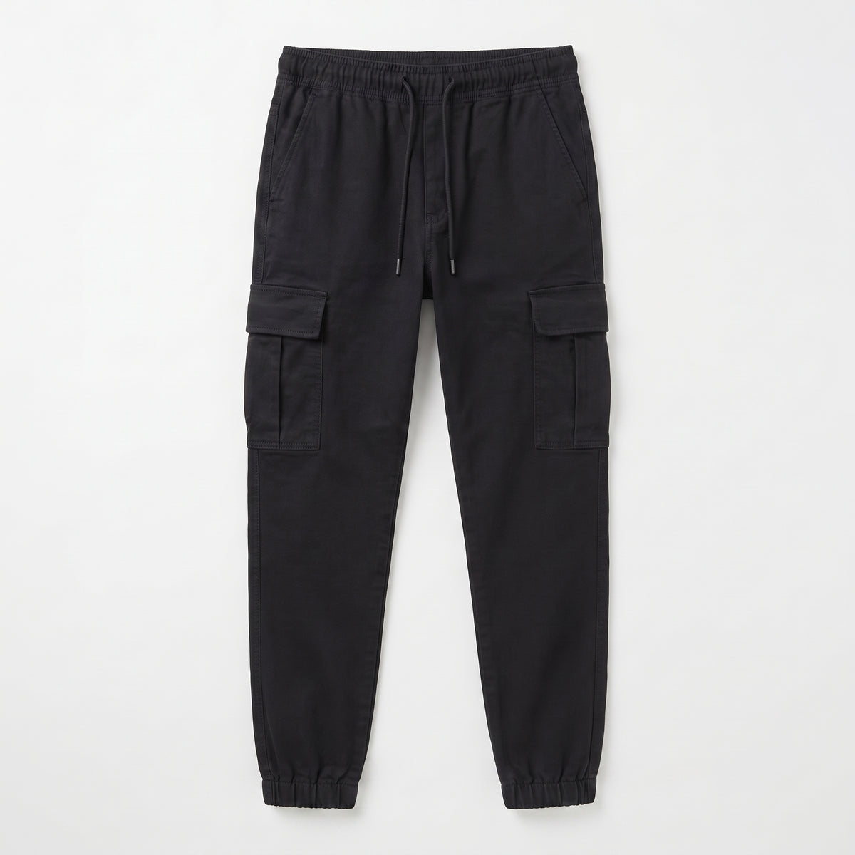 Smog | Men's Elastic Waist Denim Cargo Joggers