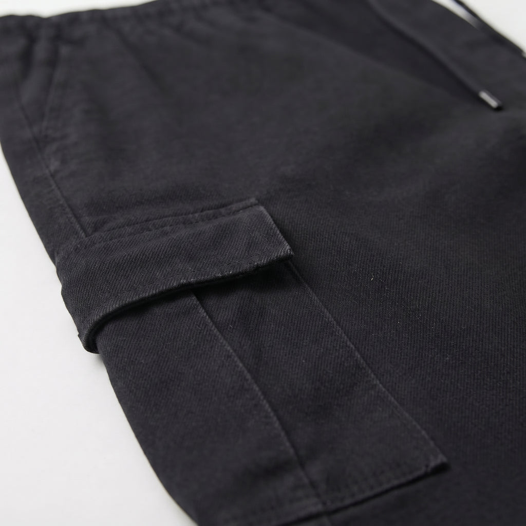 Smog | Men's Elastic Waist Denim Cargo Joggers