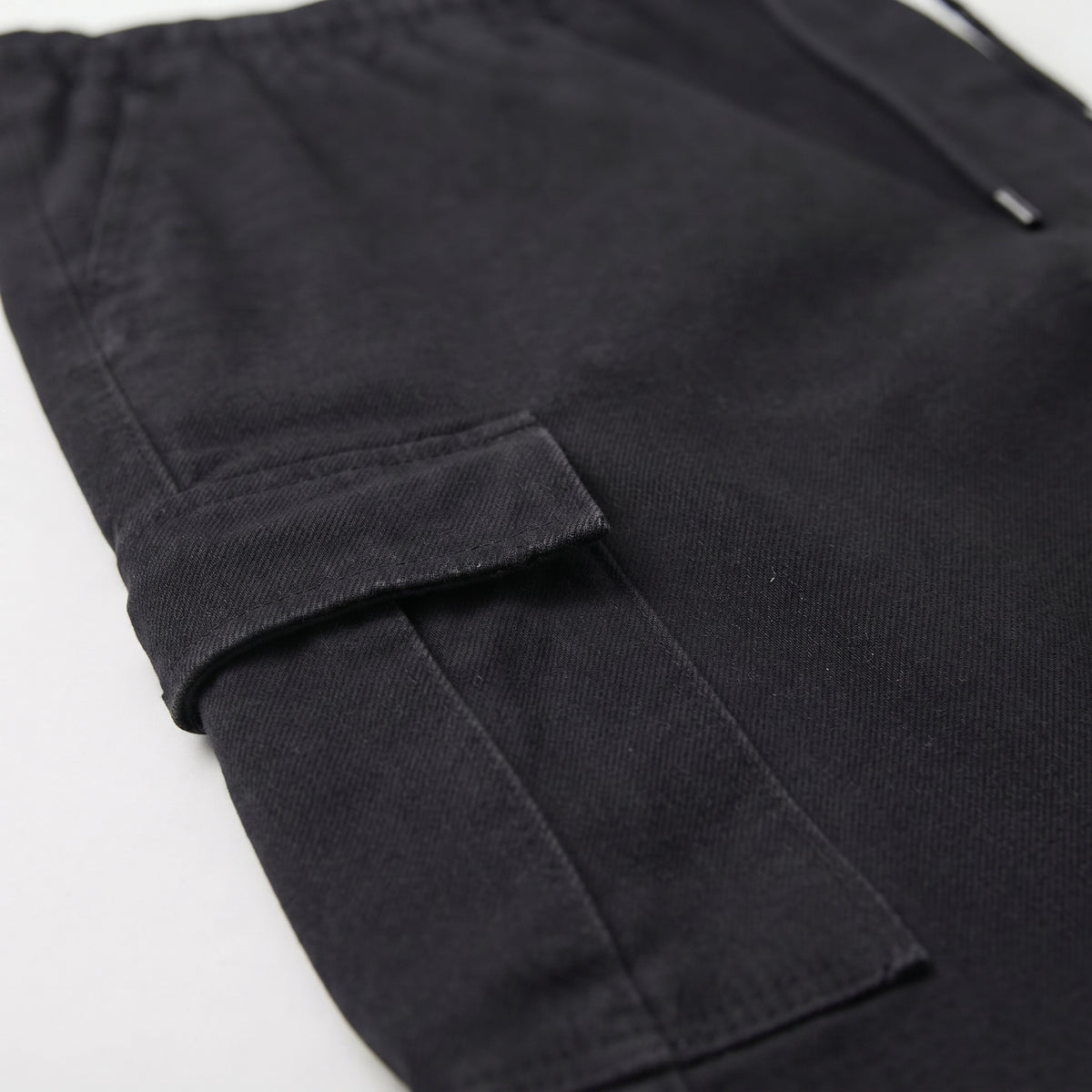 Smog | Men's Elastic Waist Denim Cargo Joggers