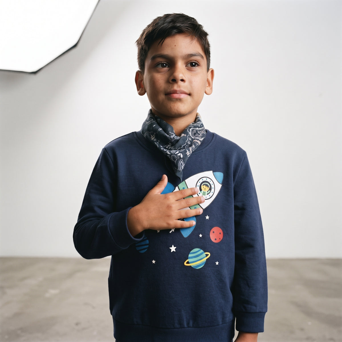 H&M | Kids Space Rocket Crewneck Sweatshirt