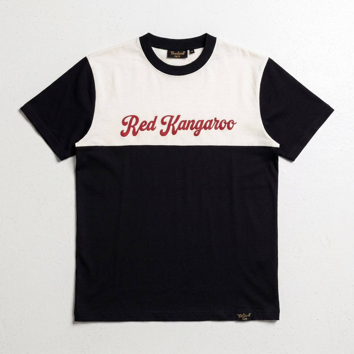 Timeless Paris | Red Kangaroo Colorblock Regular Fit T-Shirt