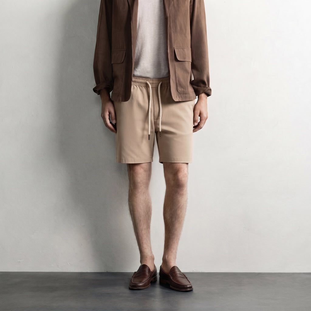 Harmano | Men's Fluid Viscose Drawstring Shorts