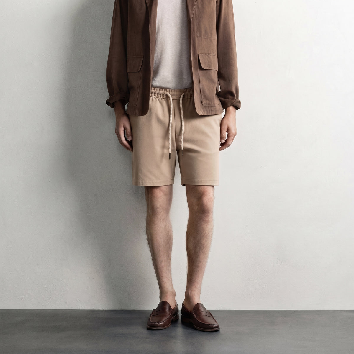 Harmano | Men's Fluid Viscose Drawstring Shorts