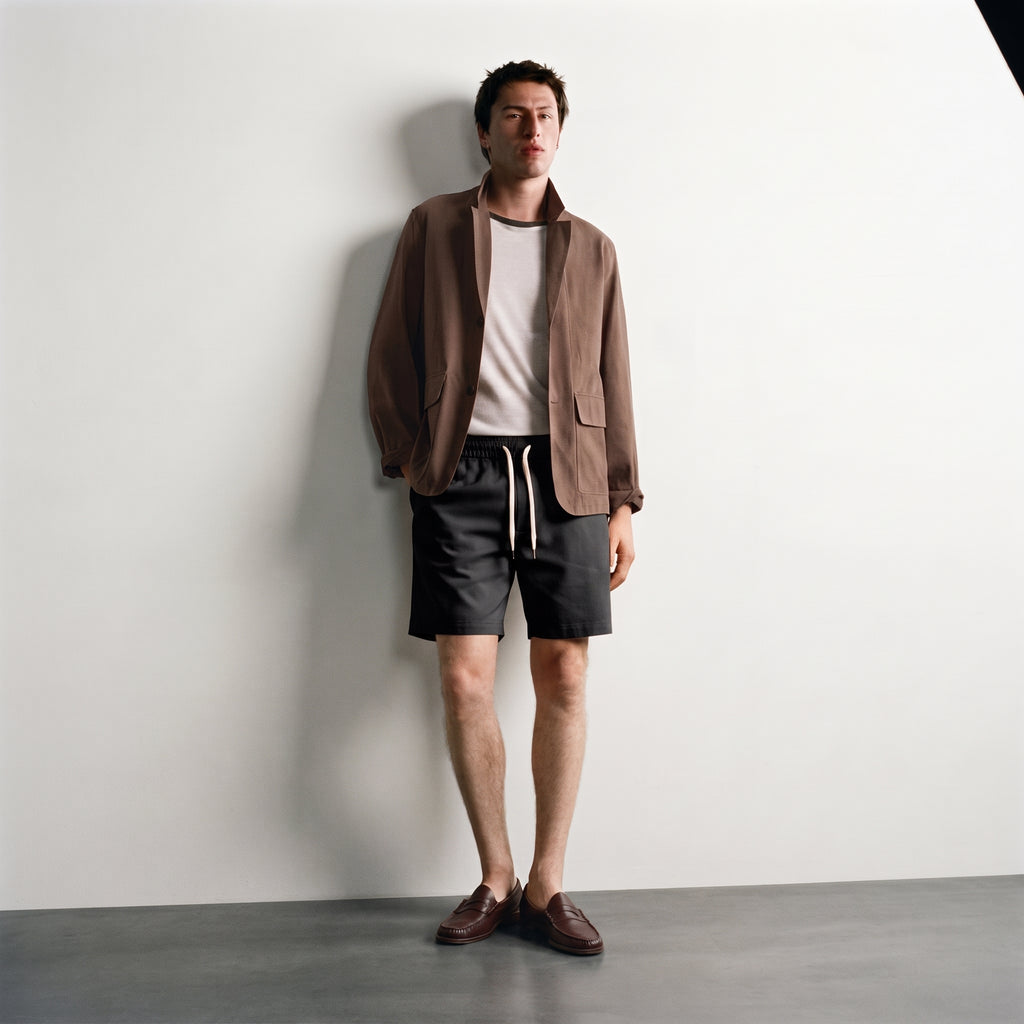 Harmano | Men's Fluid Viscose Drawstring Shorts