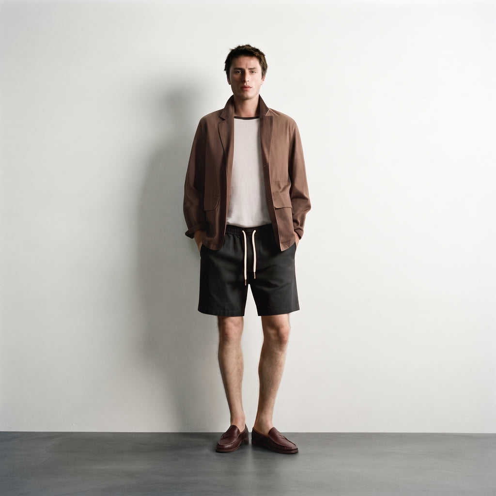 Harmano | Men's Fluid Viscose Drawstring Shorts