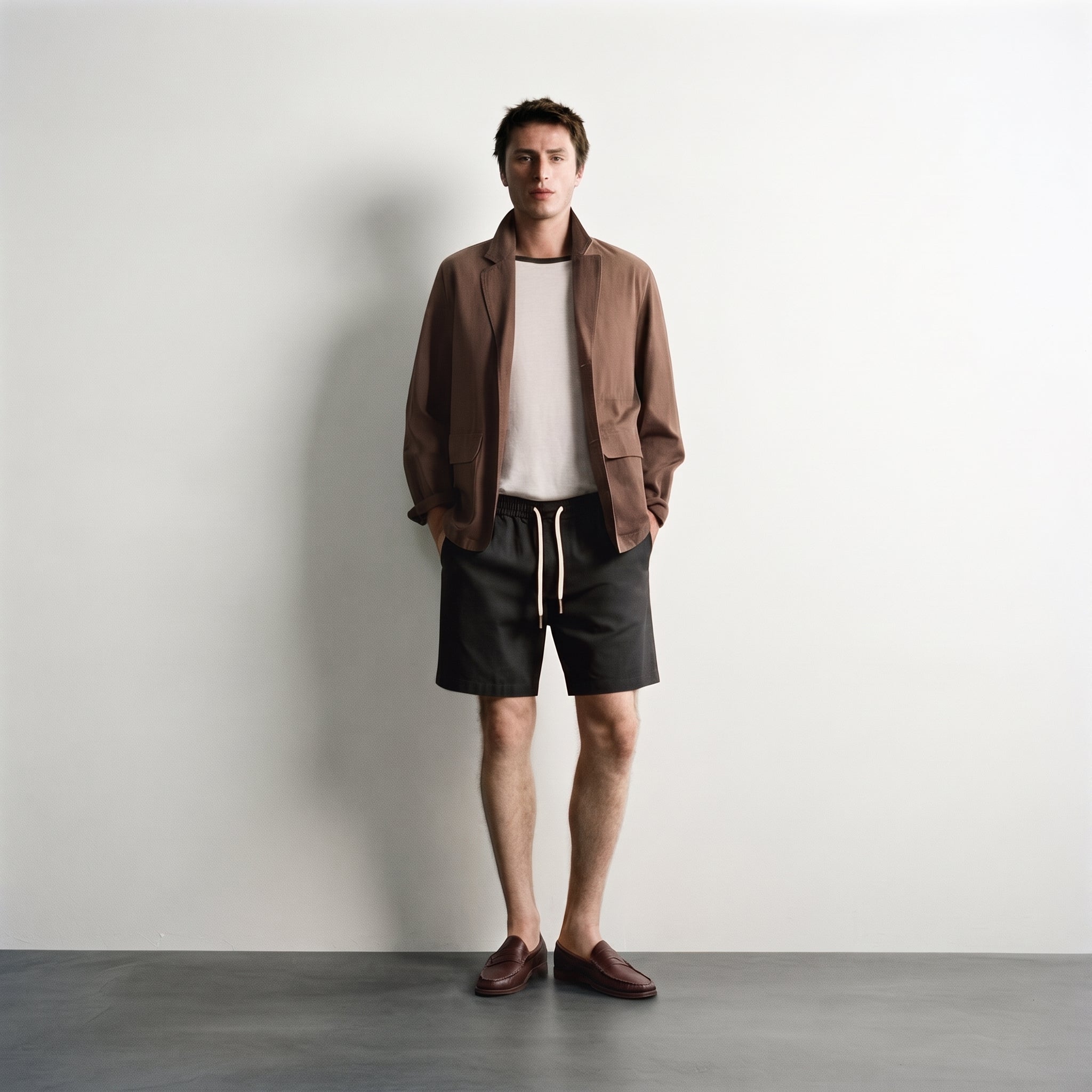 Harmano | Men's Fluid Viscose Drawstring Shorts