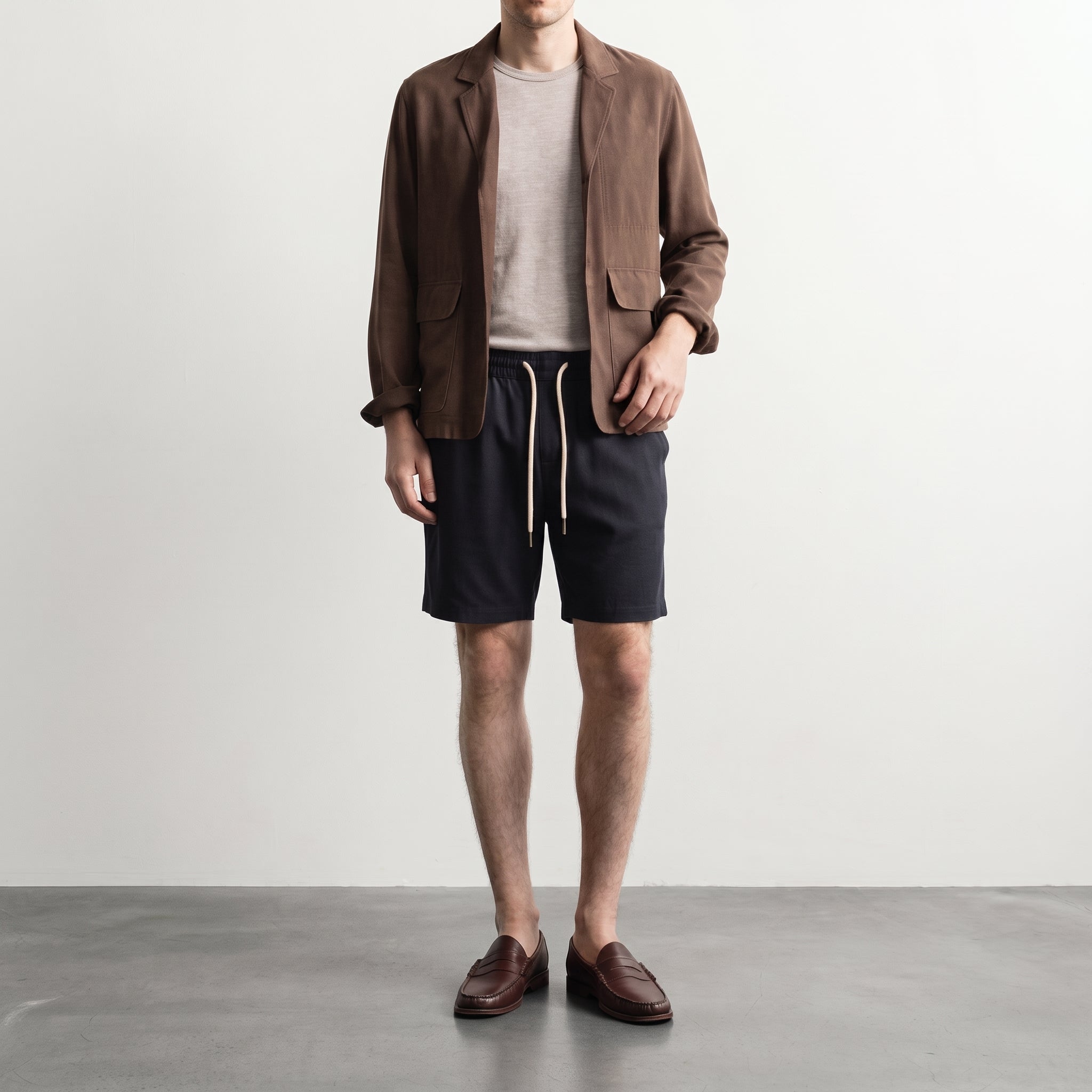 Harmano | Men's Fluid Viscose Drawstring Shorts