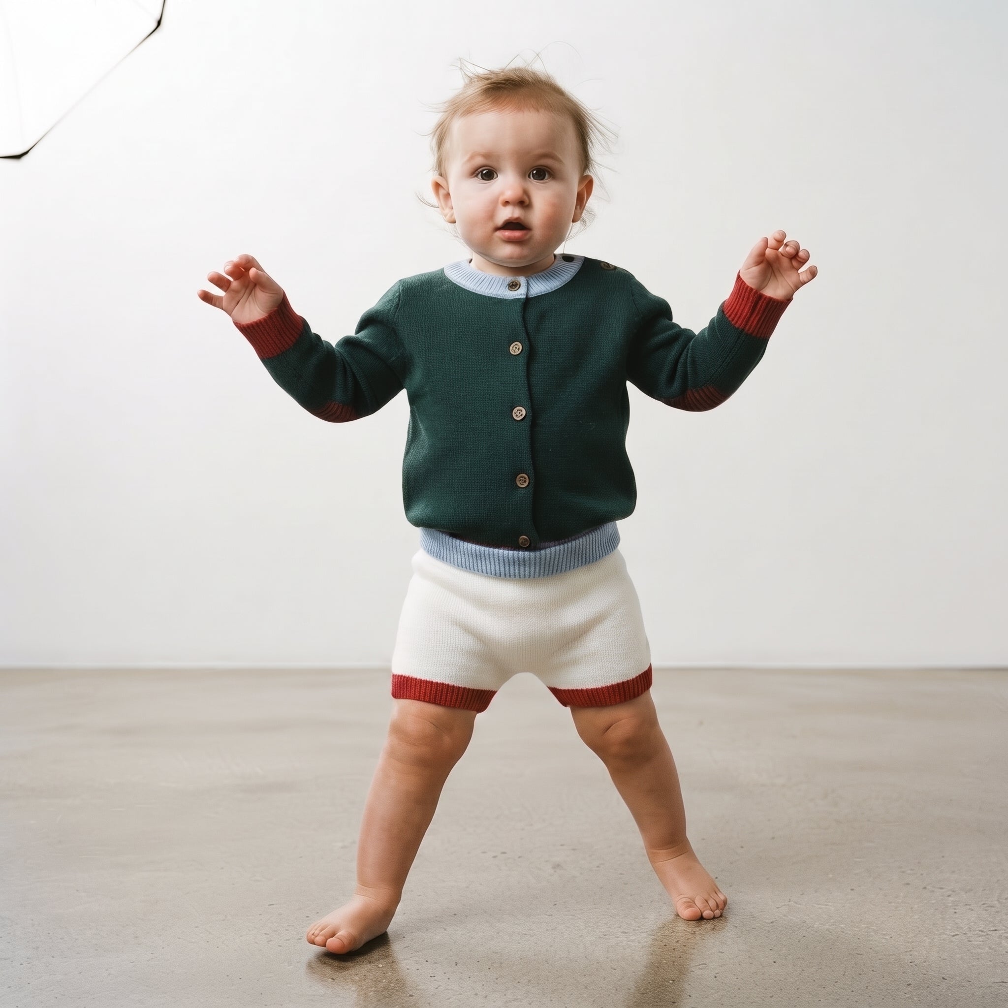 Mayoral | Baby Colorblock Knit Crewneck Sweater