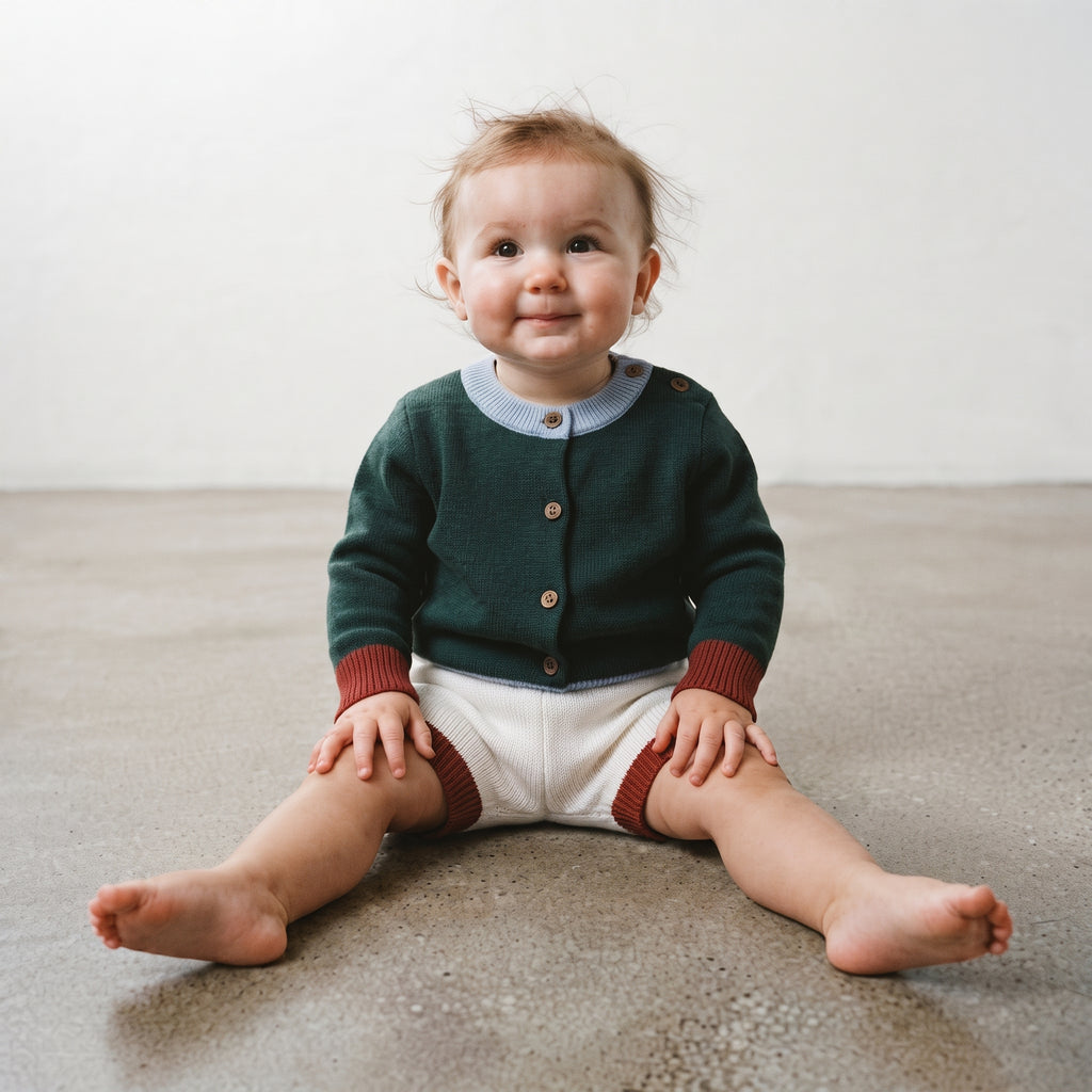 Mayoral | Baby Colorblock Knit Crewneck Sweater