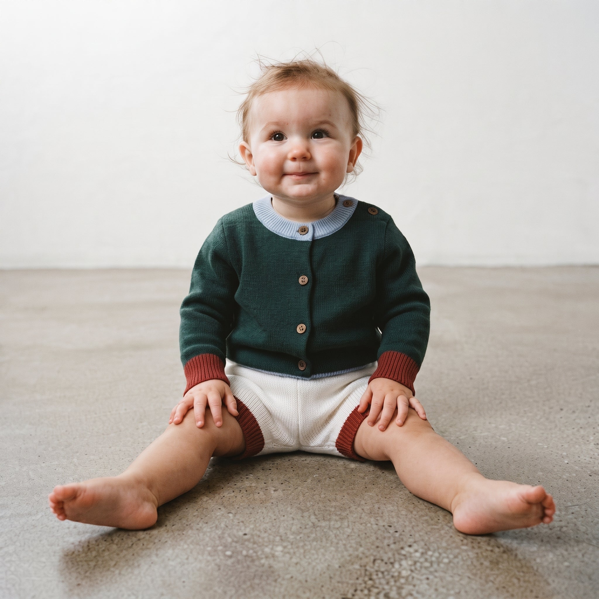 Mayoral | Baby Colorblock Knit Crewneck Sweater