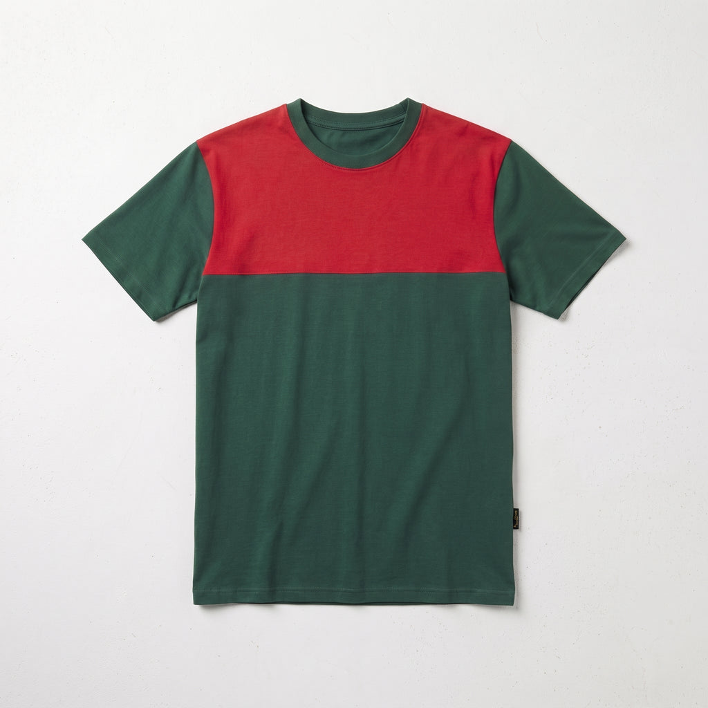 Timeless | Two-Tone Chest Panel Colorblock T-Shirt