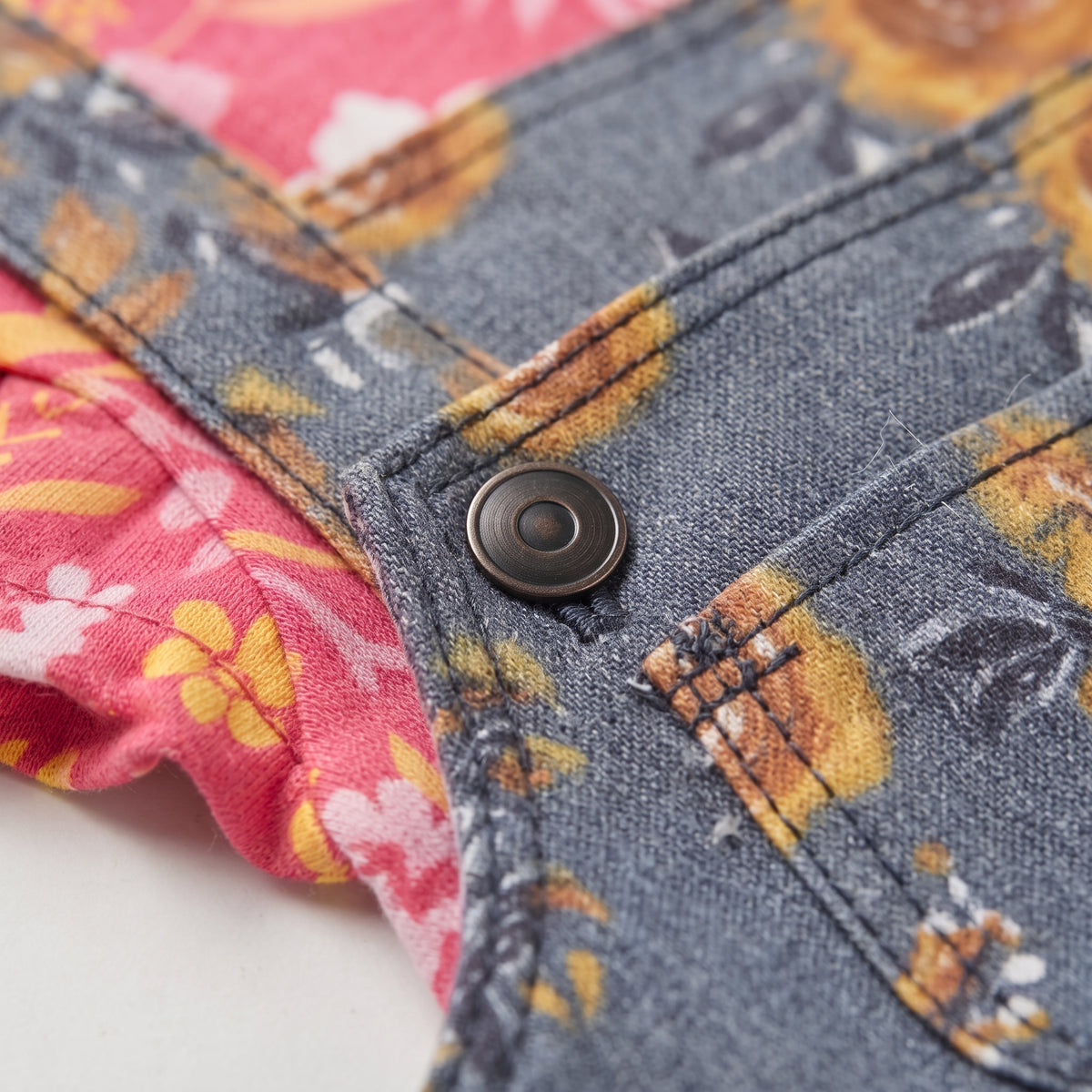 Nannette | Baby Girls Floral Overalls and Top Set