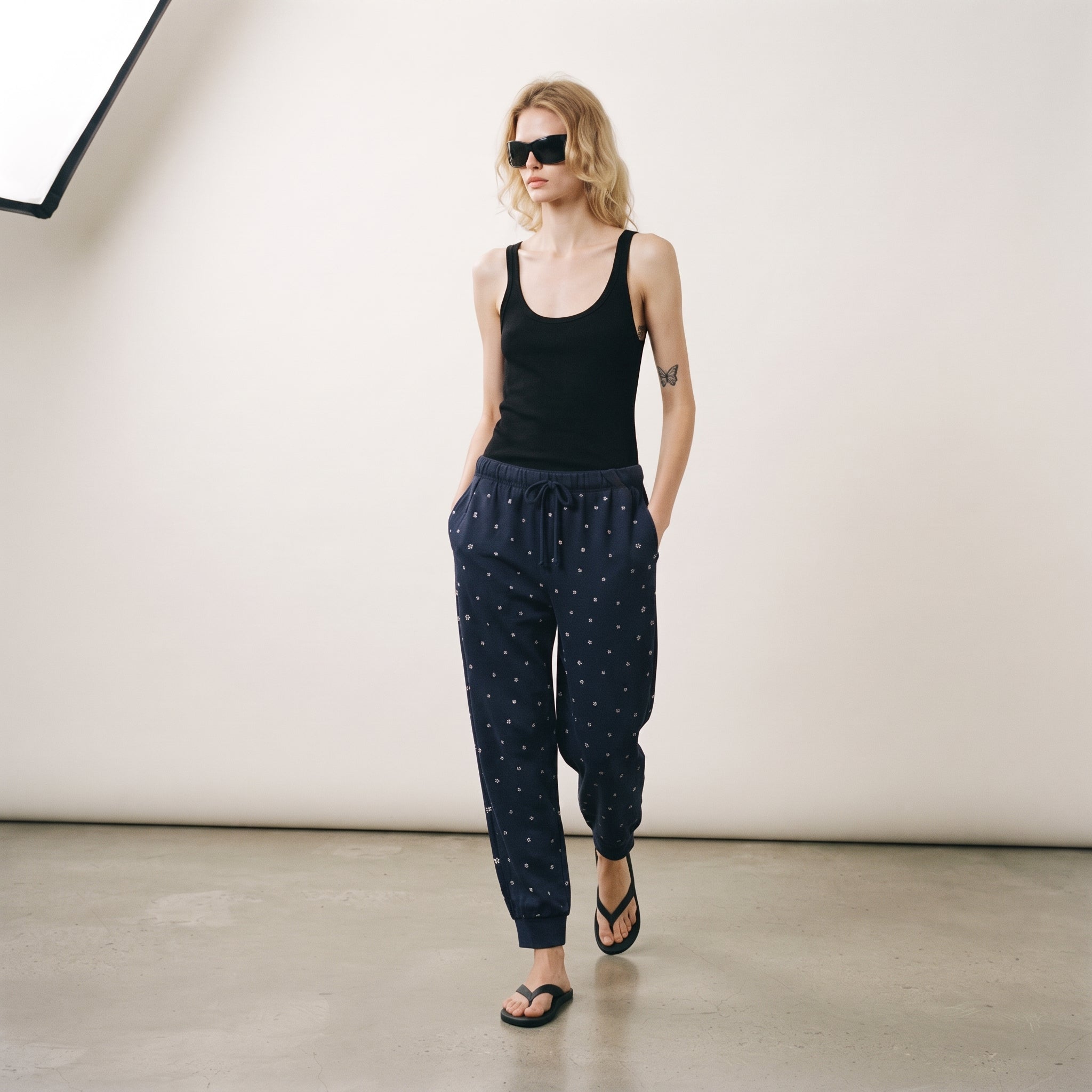 Gloria Jeans | Women's Ditsy Star Print Lounge Joggers
