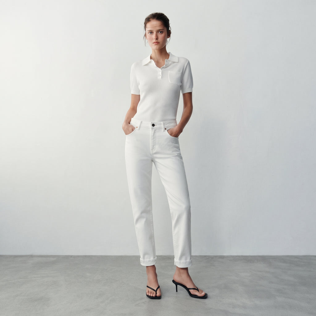 Cotton On | Women's Straight Leg Cuffed Denim Jeans
