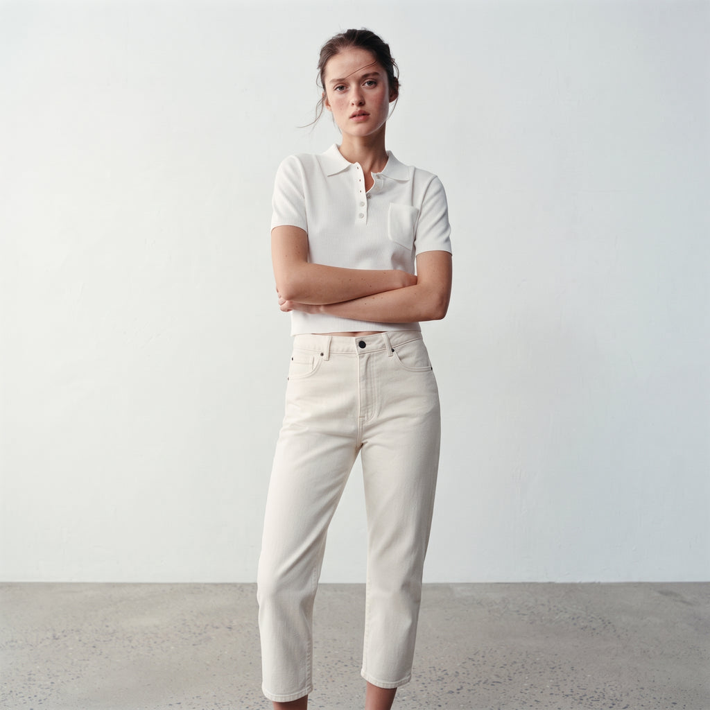 Cotton On | Women's Straight Leg Cuffed Denim Jeans