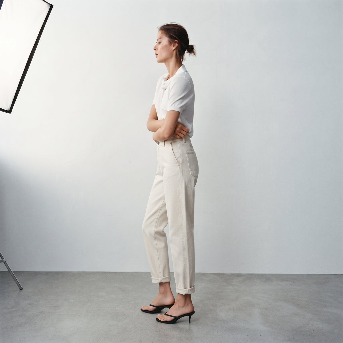 Cotton On | Women's Straight Leg Cuffed Denim Jeans