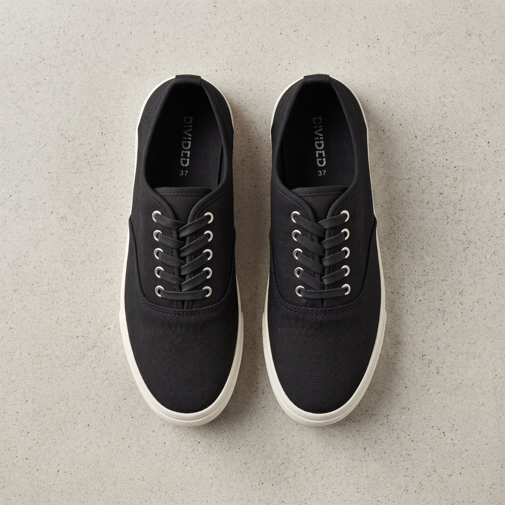 H&M | Divided Women's Canvas Lace-Up Trainers