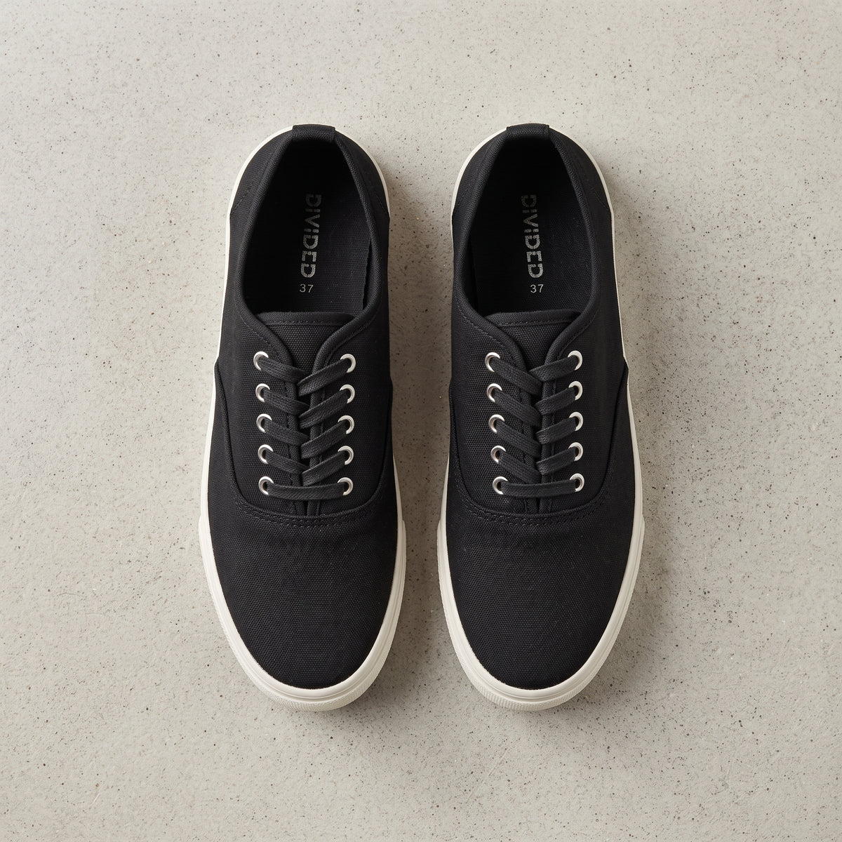 H&M | Divided Women's Canvas Lace-Up Trainers