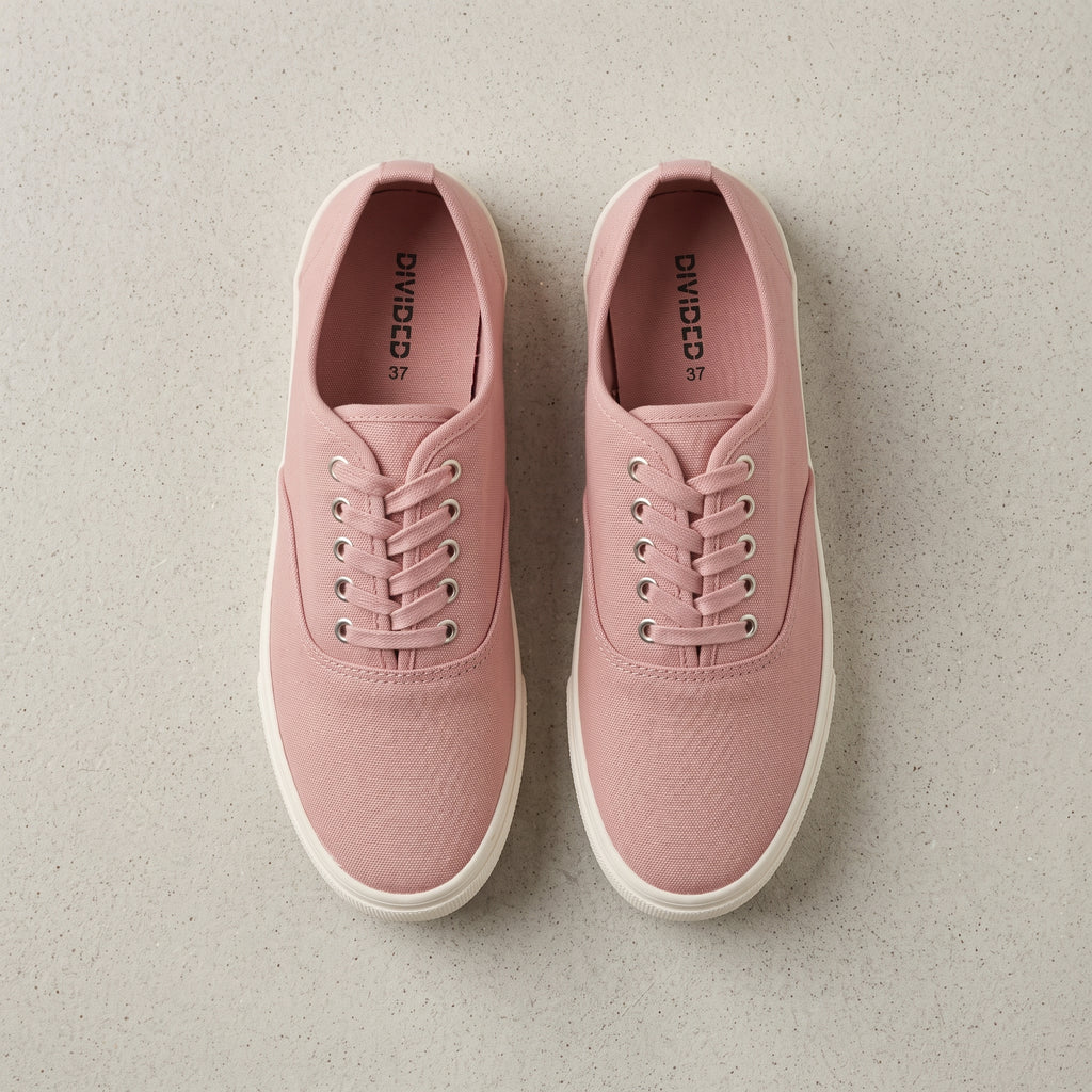 H&M | Divided Women's Canvas Lace-Up Trainers