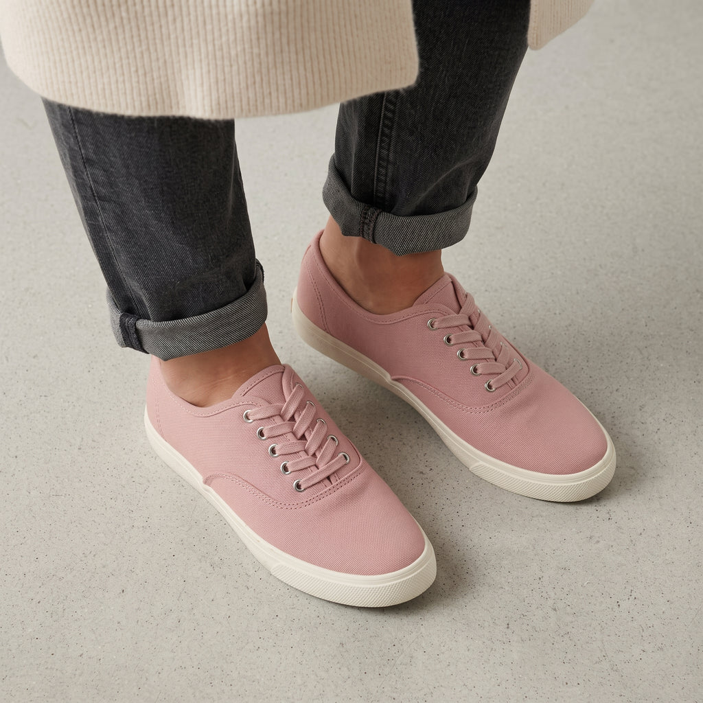 H&M | Divided Women's Canvas Lace-Up Trainers