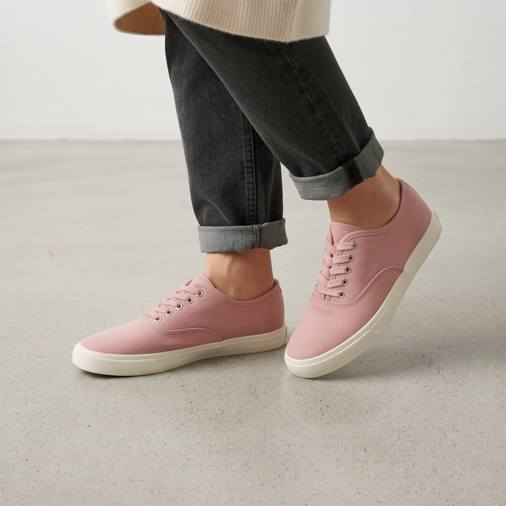 H&M | Divided Women's Canvas Lace-Up Trainers