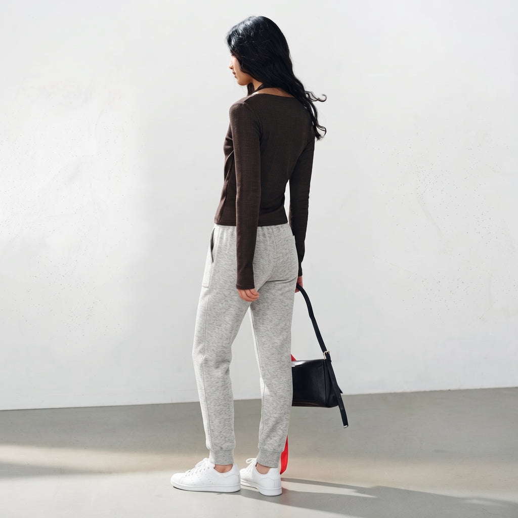 George | Women's Heathered Fleece Jogger Trousers
