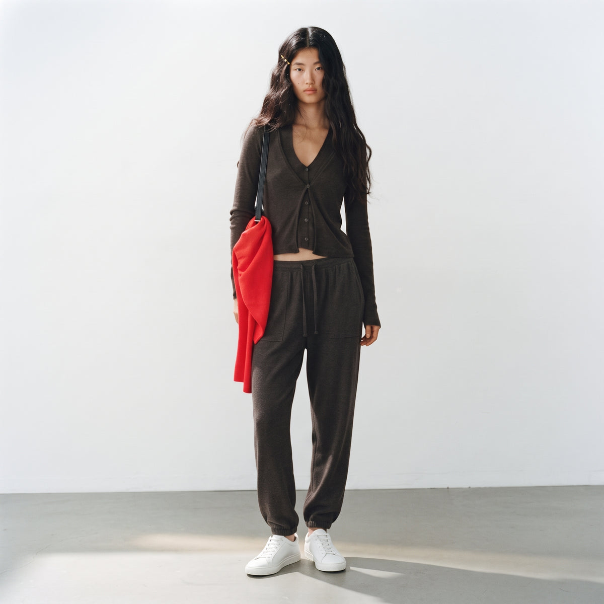 George | Women's Heathered Fleece Jogger Trousers