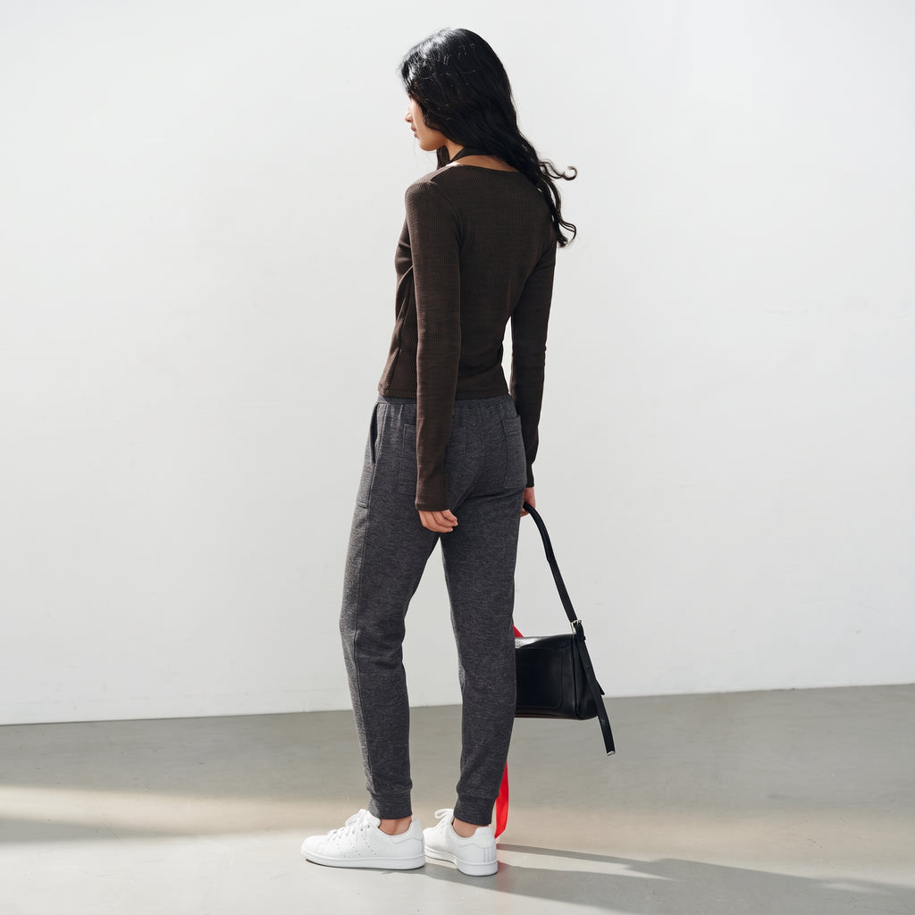 George | Women's Heathered Fleece Jogger Trousers