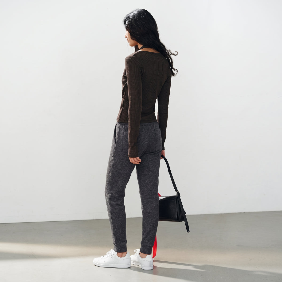 George | Women's Heathered Fleece Jogger Trousers