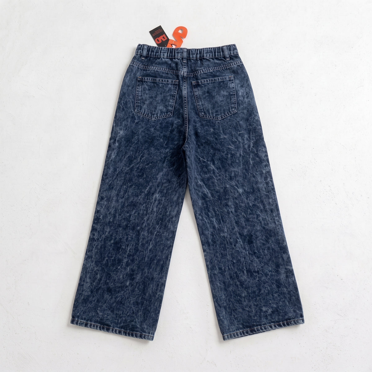 LVD Women's Multi-Pocket Letter Patch Baggy Skate Jeans