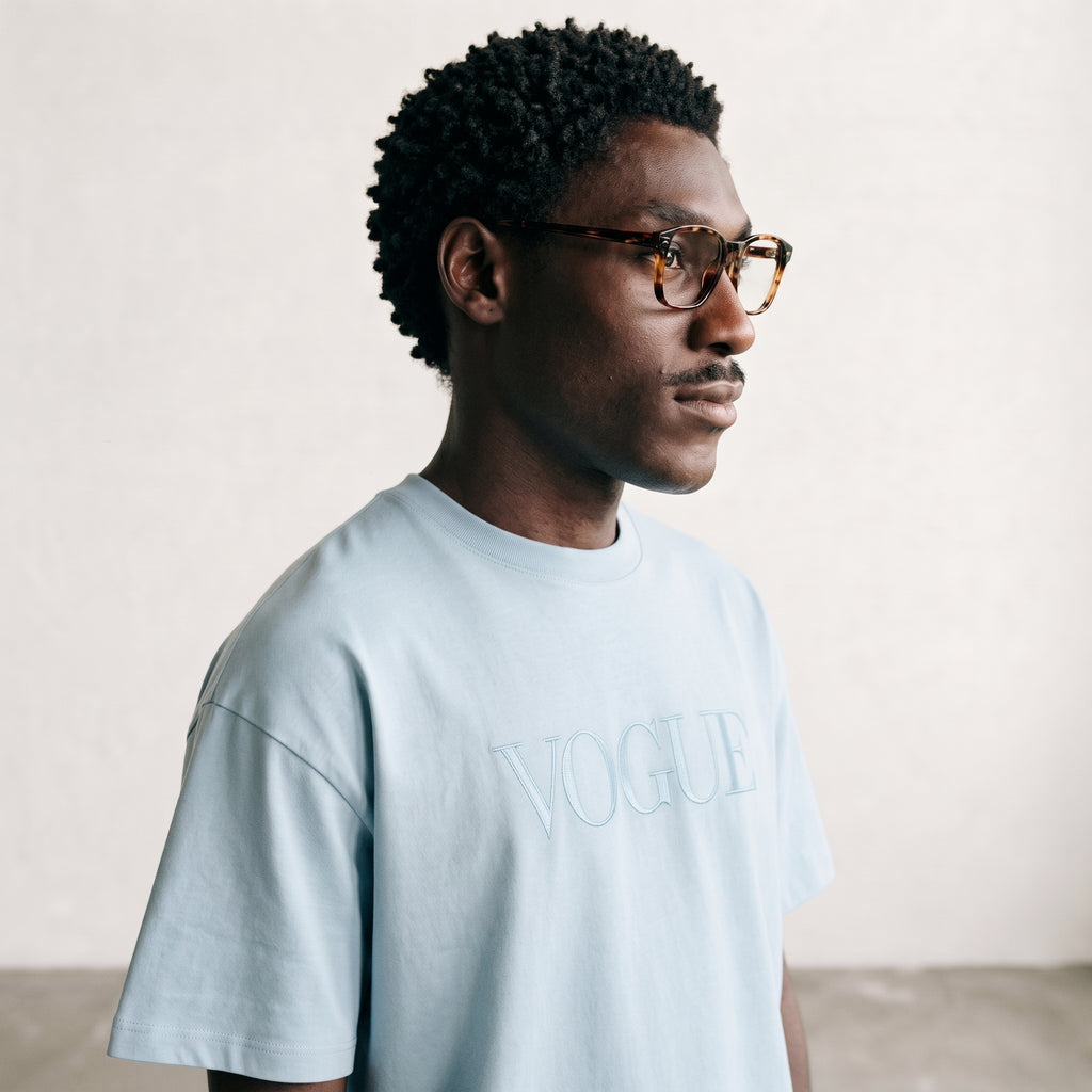 Vogue | Embroidered Logo Classic T-Shirt