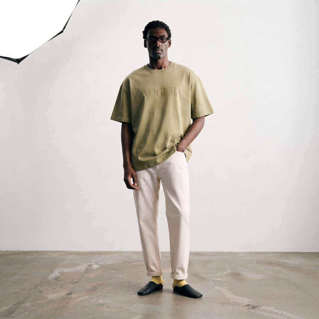Vogue | Embroidered Logo Classic T-Shirt