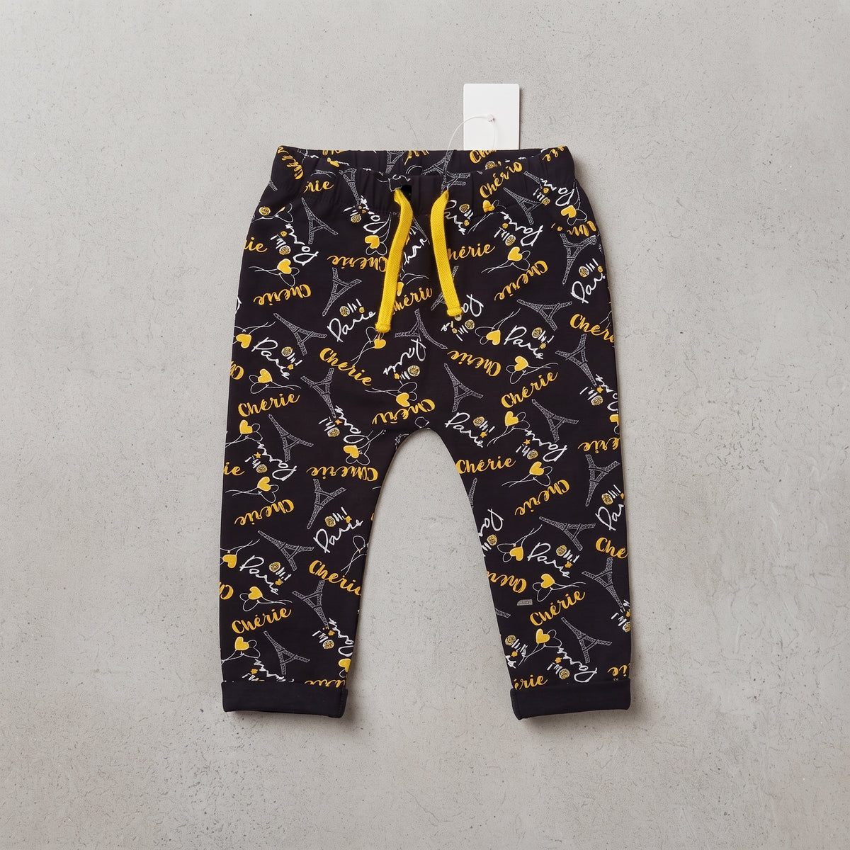 So Cute Toddler Girls' Elastic Waist Drawstring Jogger Trousers